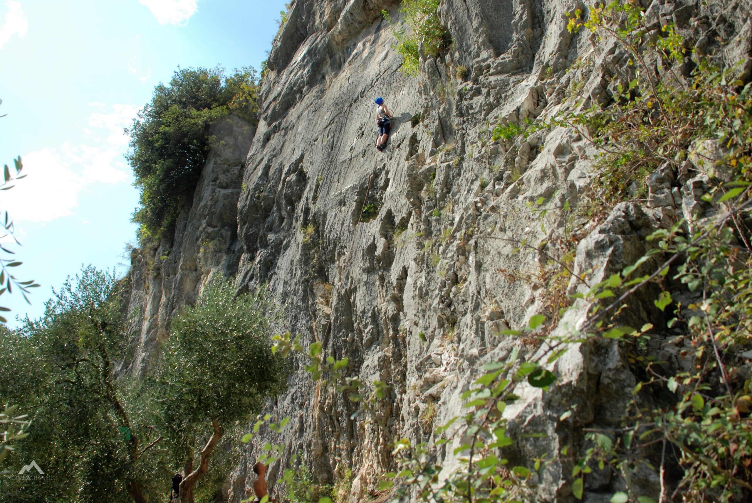 Wspinanie nad jeziorem Garda