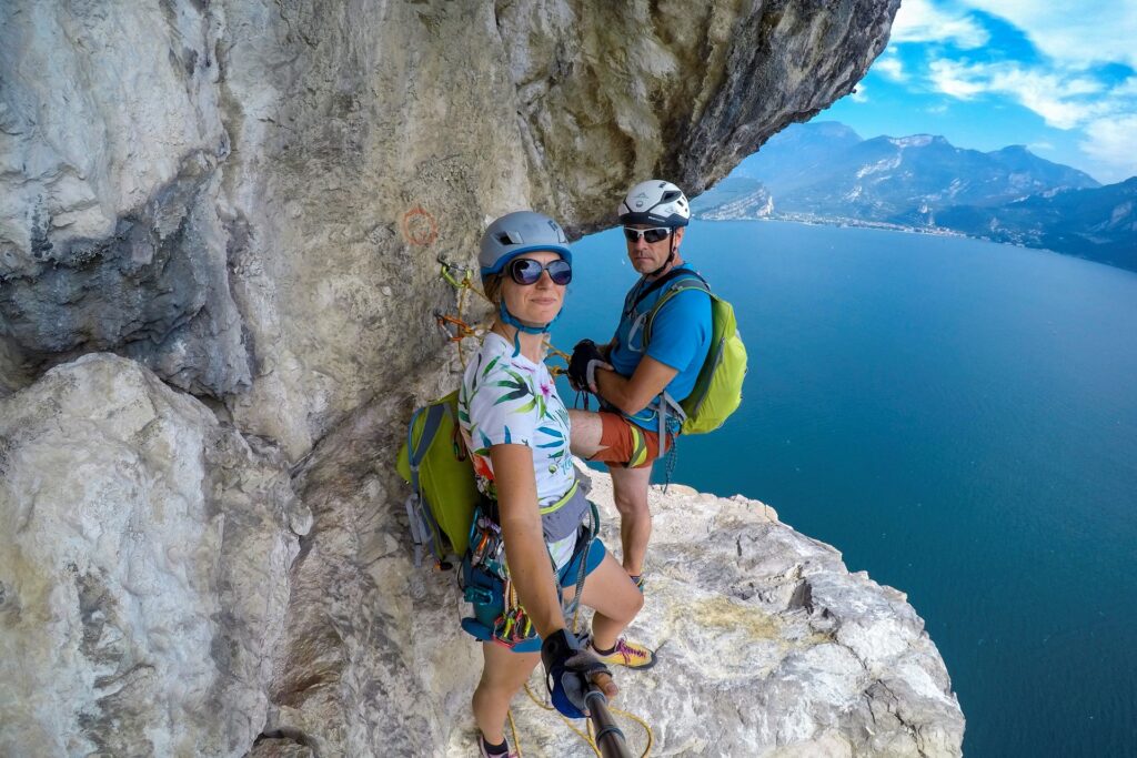 Via ferraty nad jeziorem Garda z Akademią Wspinania climb2change