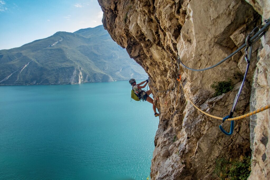 Via ferraty nad jeziorem Garda z Akademią Wspinania climb2change