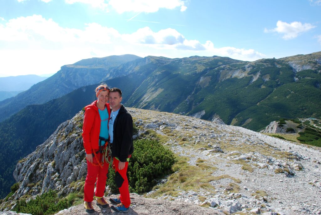 widok z Preinerwand, Austria, Alpy, Masyw Rax-Schneeberg