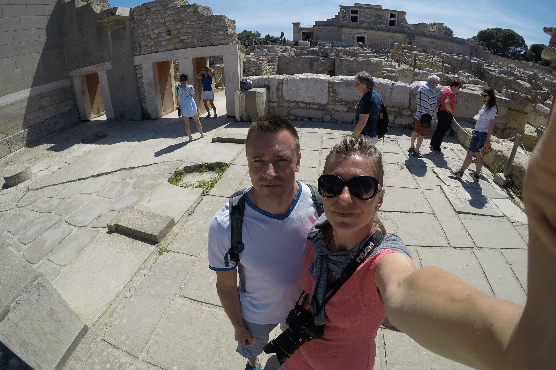 Selfie w Knossos