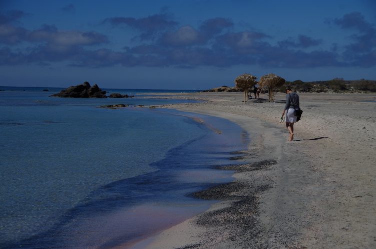 Rajska plaża Elafonisi, spacer