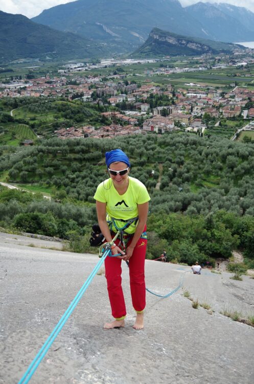 Zjazd po linie, Placche di Baone, Arco