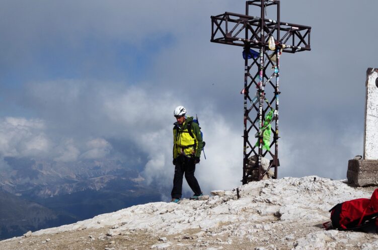 Darek na szczycie Punta Penia 3343 m