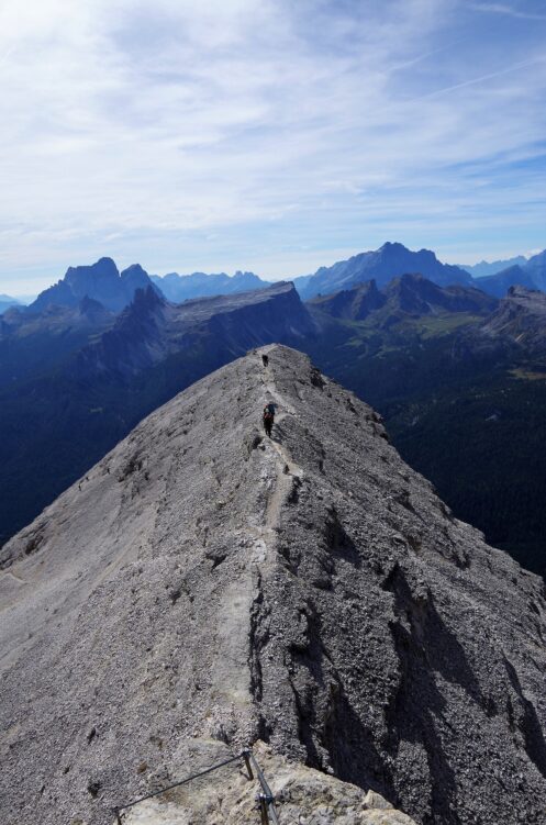 Podejscie pod ferratę Ferrata Gianni Aglio