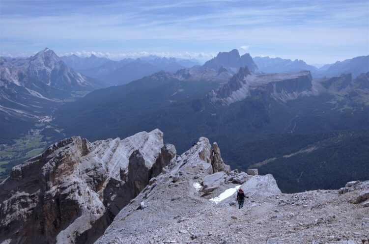 Wyjście na Tofanę di Mezzo to to trochę wspinania, trochę wędrówki