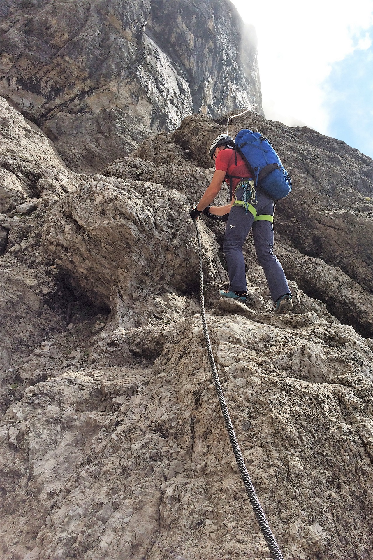 Darek na ferracie Johann, Dachstein