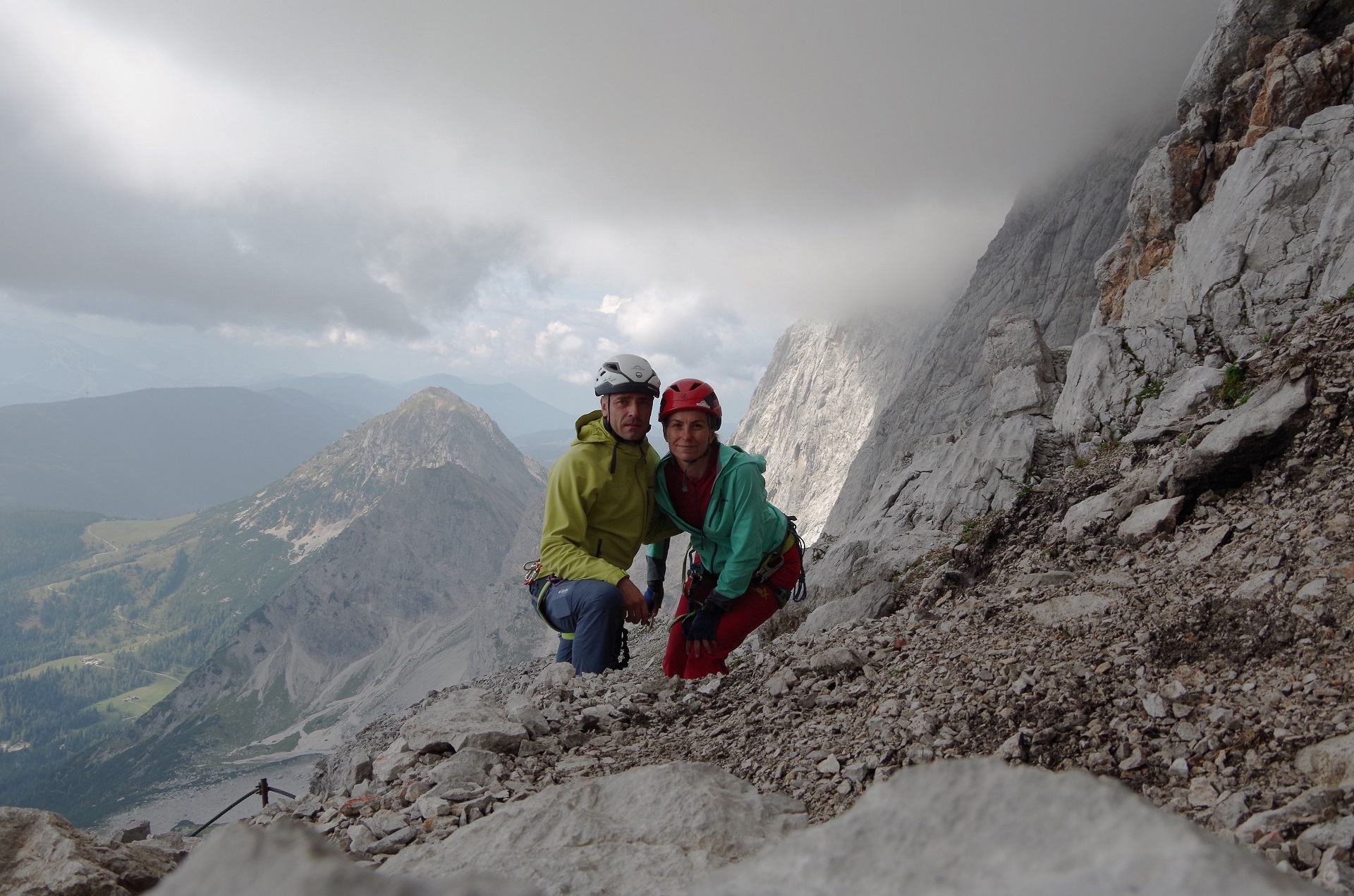 Pamiątkowe wspólne zdjęcie z ferraty Johann
