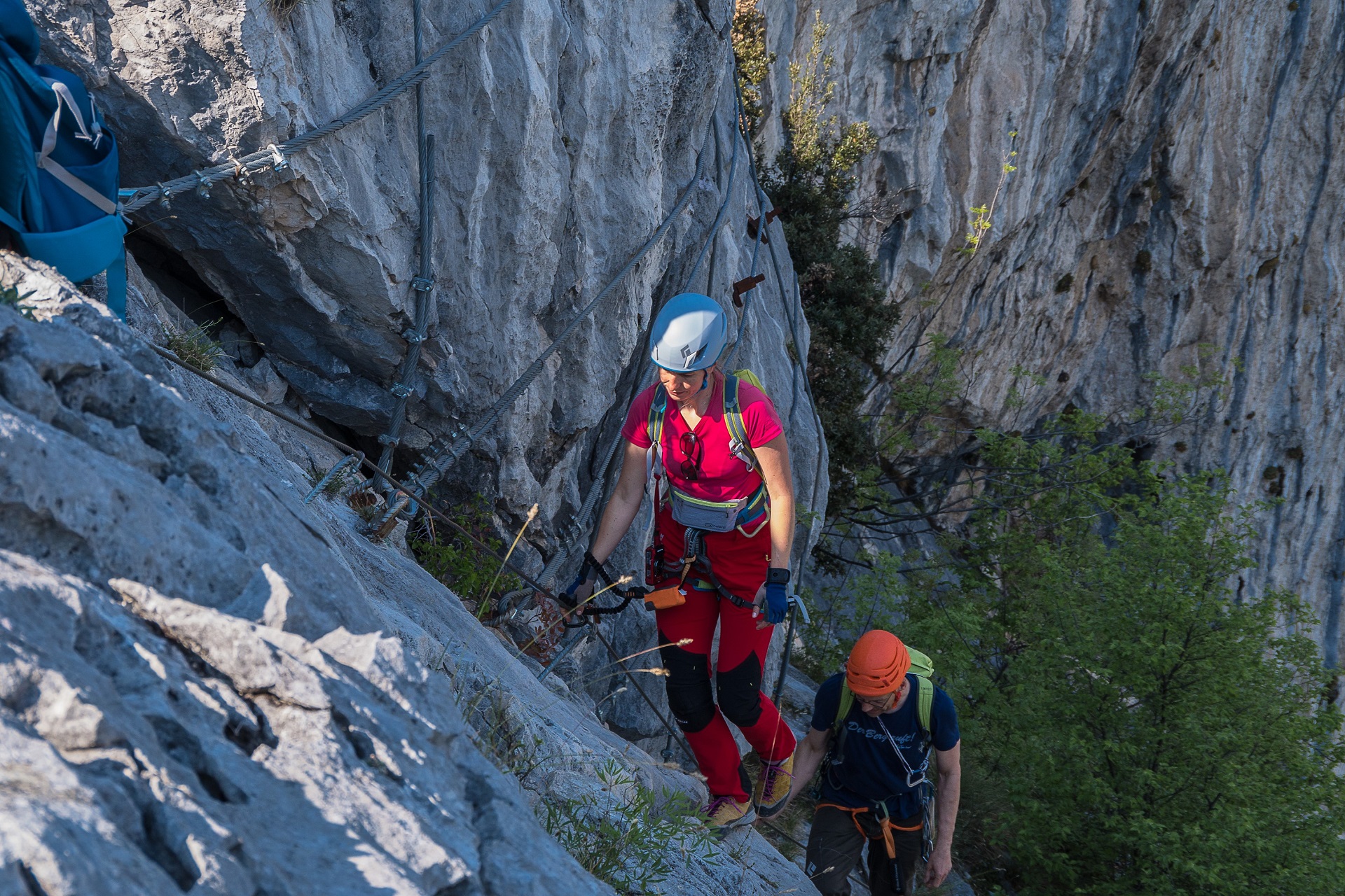 Ferrata Cima Colodri jest jedną z bardziej popularnych w rejonie jeziora Garda