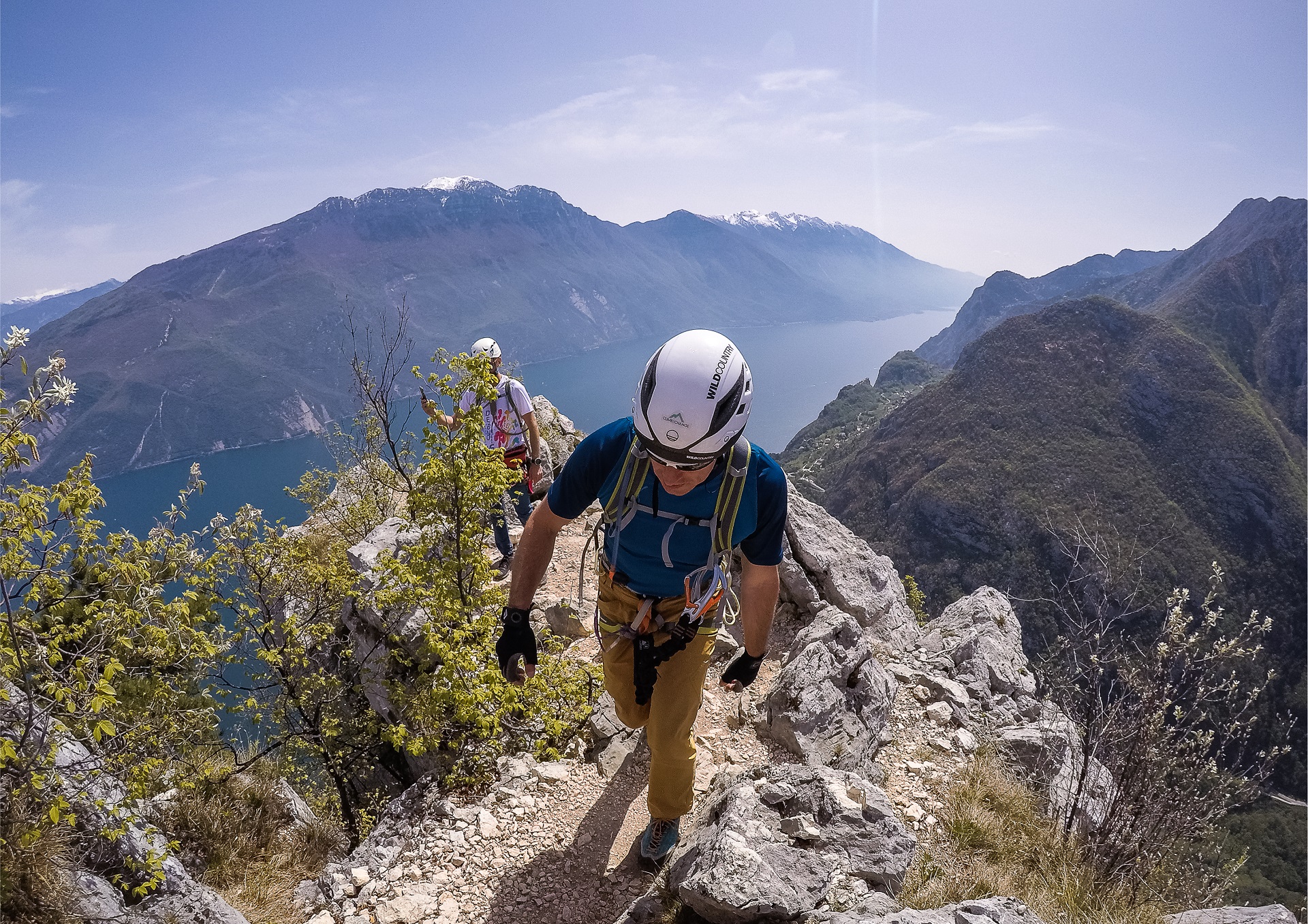 Na końcu ferraty Susatti roztaczają się piękne widoki