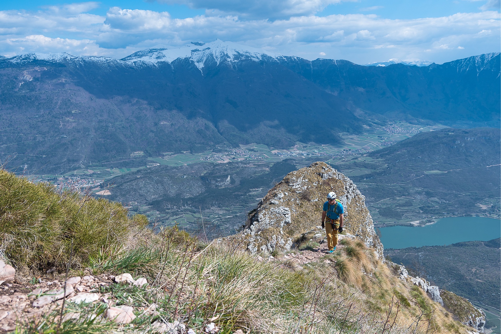 Po ostatnim odcinku ferraty Che Guevara wychodzimy na odsłonięte wzgórze