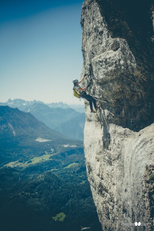 Pola na kluczowym momencie na ferracie Sisi