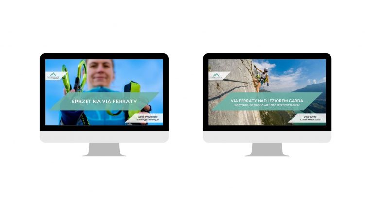 Zestaw przewodnik Via ferraty jezioro Garda, webinar i szkolenie