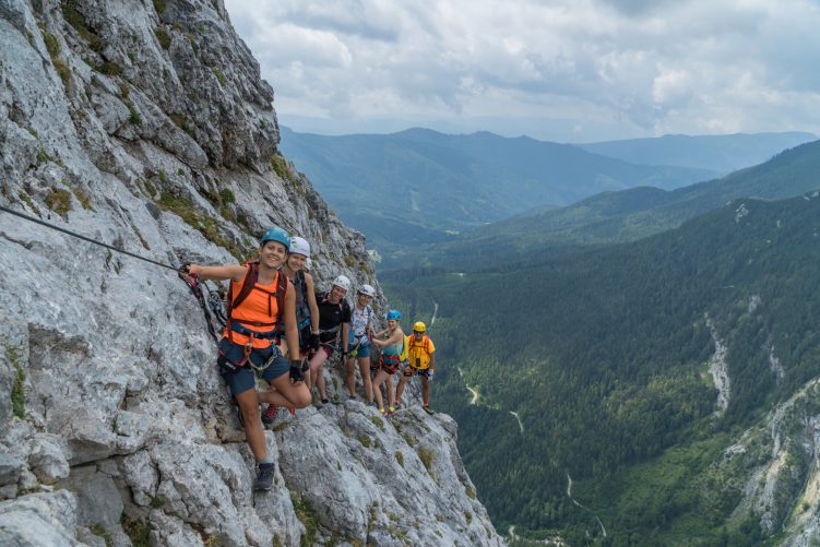 Dolina Hollental via ferraty - ferrata Haidsteig