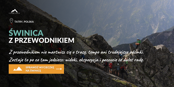 wycieczka na Świnicę z przewodnikiem climb2change