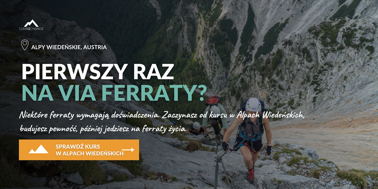 kurs via ferrata w Alpach Wiedeńskich, wyjazd na ferraty w Alpy