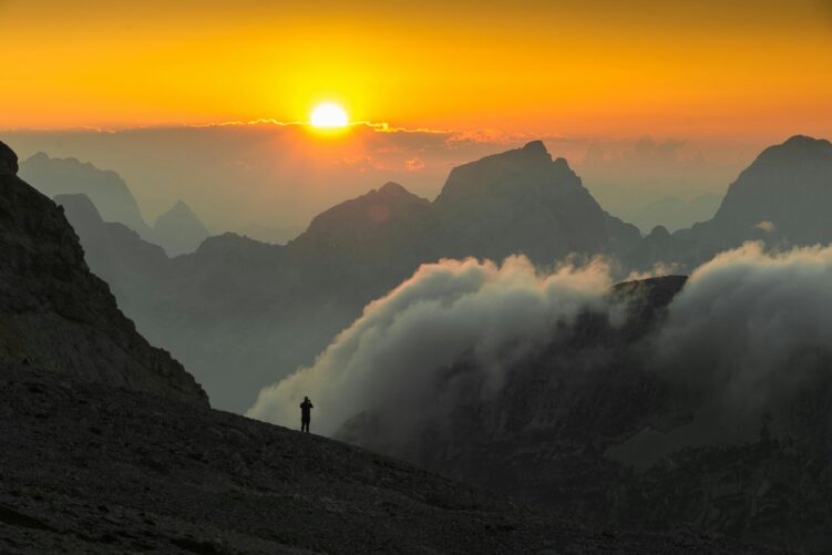 wejście na Triglav 2864 m Alpy Julijskie Słowenia