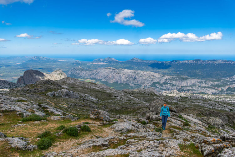 Trekking na Monte Corrasi, Sardynia, Góry Supramonte