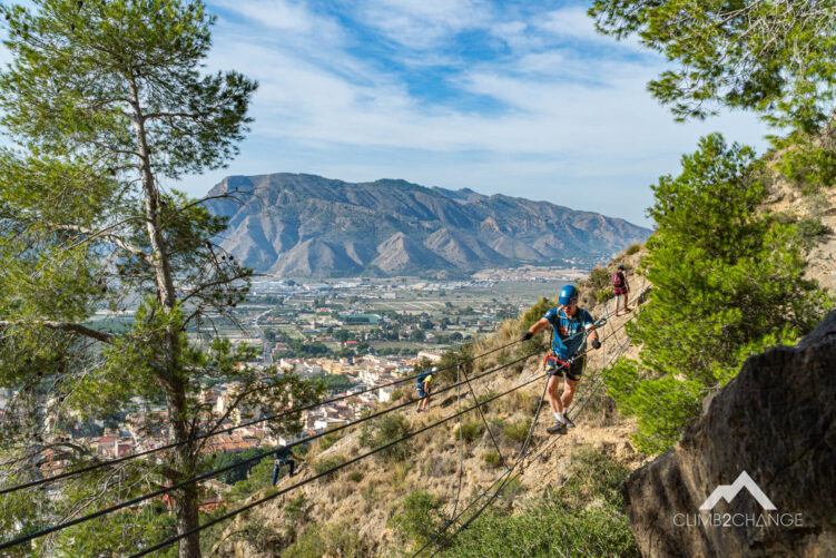 Wyjazd na via ferraty do Hiszpanii z climb2change